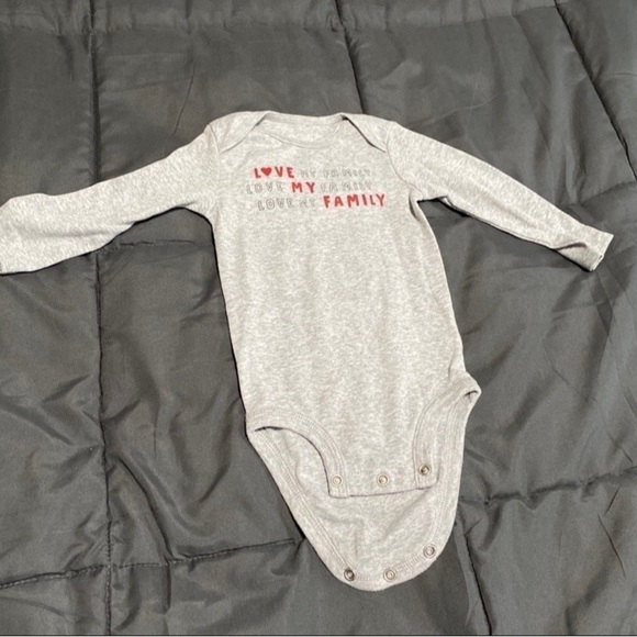 Carter's Other - Love My Family Valentine Onesie